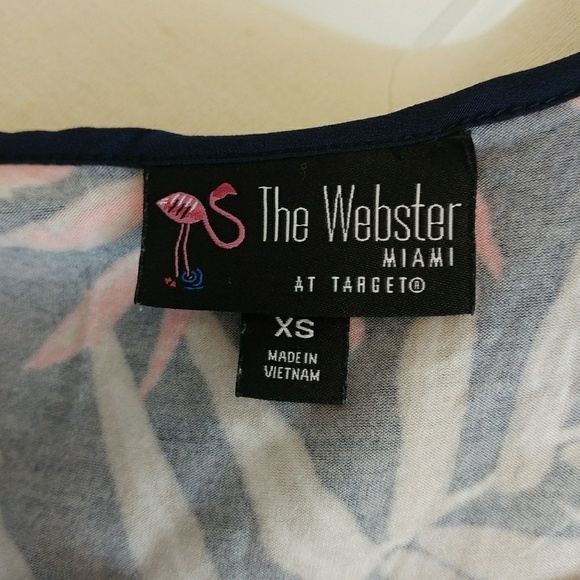 The Webster Miami  Racer Back Tank Tropical Beachy Coastal Grandma XS - Picture 7 of 9